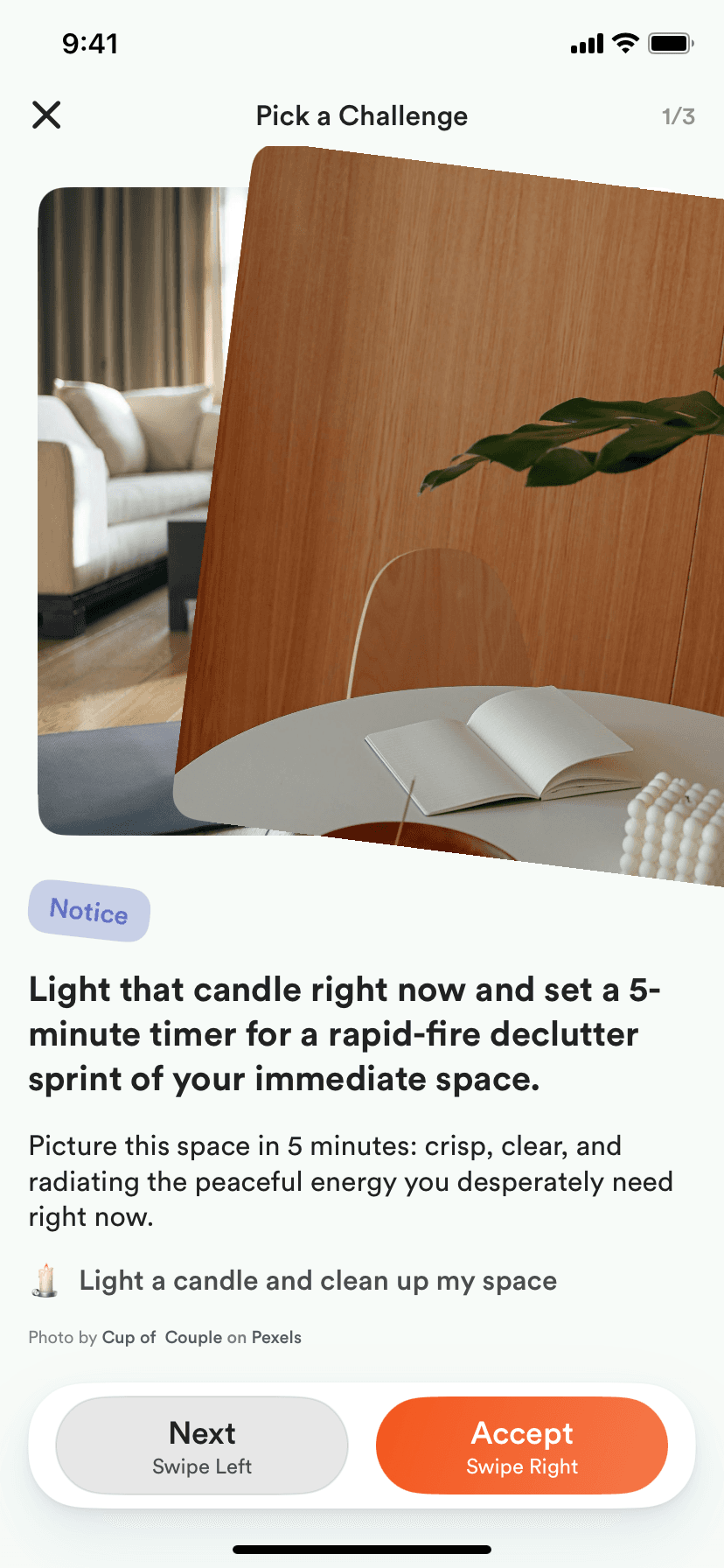 Swipe to Discover